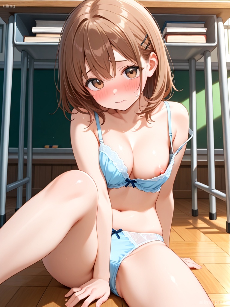 下着姿の女の子：9