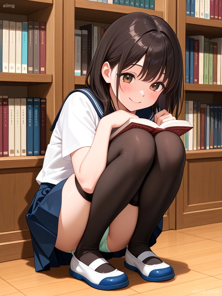 女の子の制服パンチラ：4