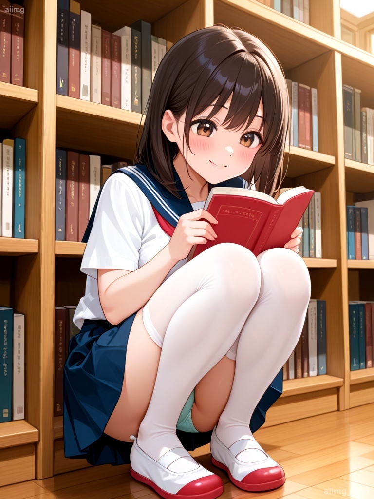 女の子の制服パンチラ：4