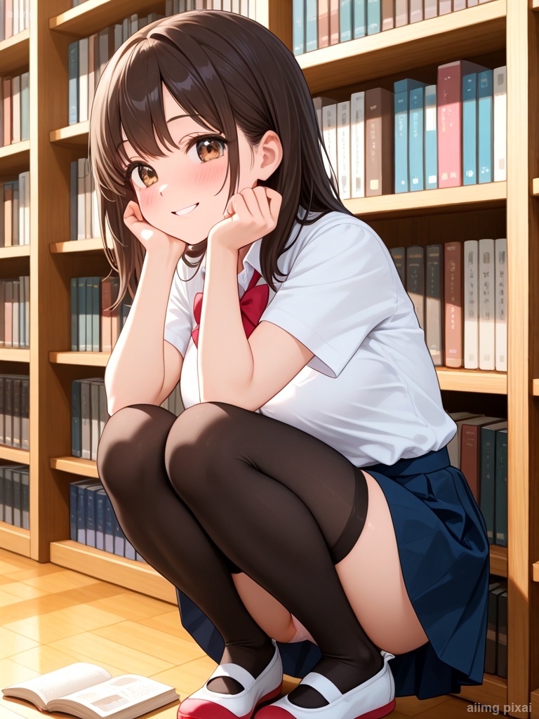 女の子の制服パンチラ：4