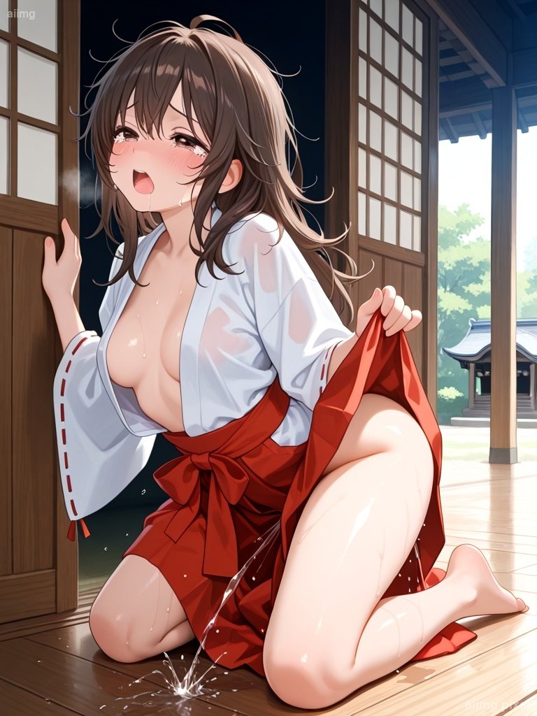 シーン 巫女服でエッチをしている女の子：4