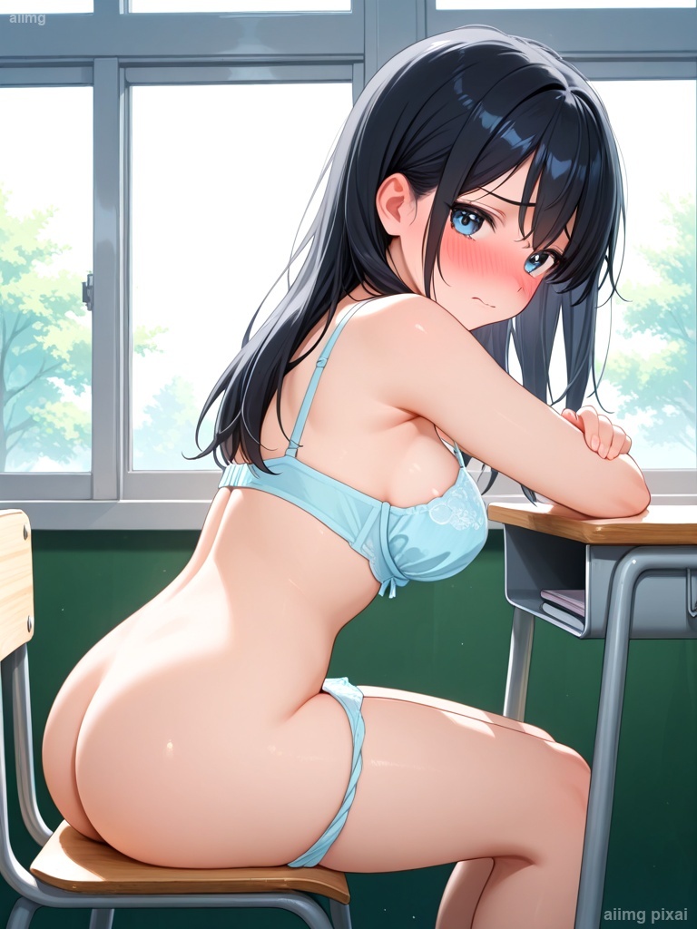 下着姿の女の子：4