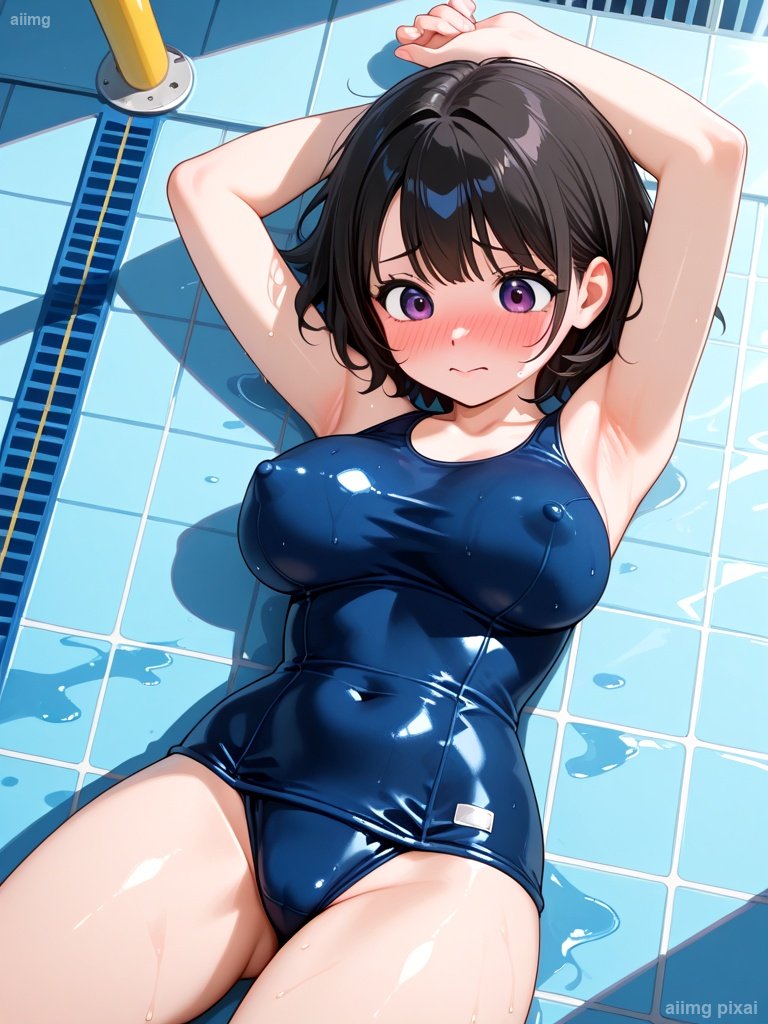 スクール水着の女の子：3