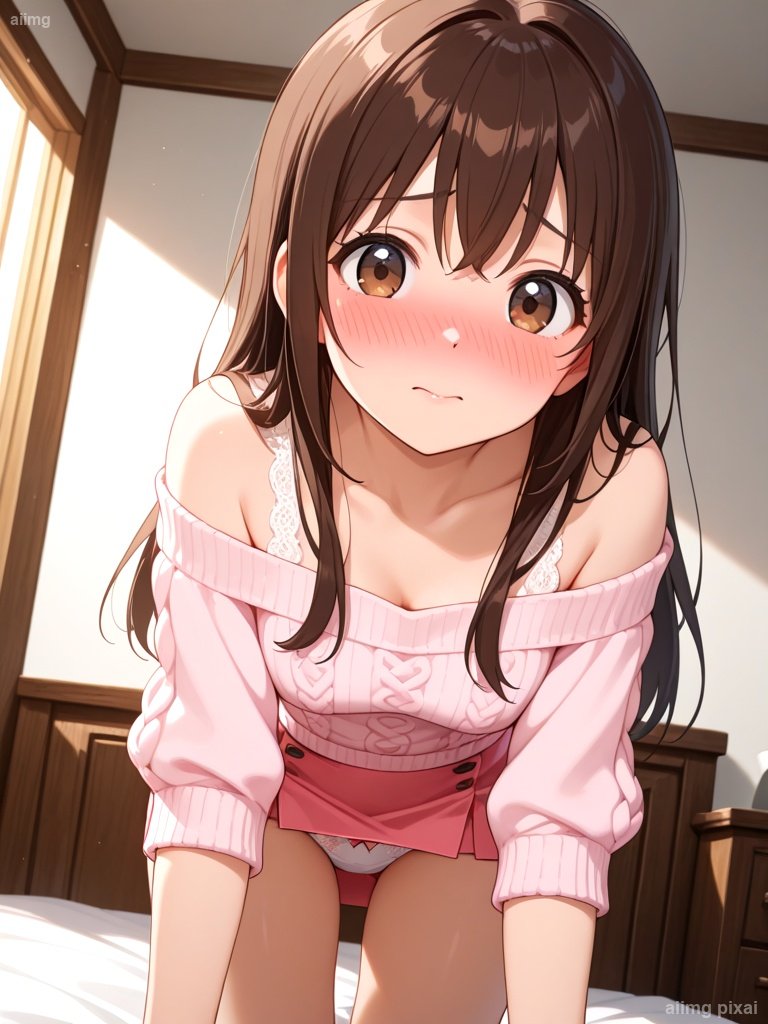 部屋でエッチをしている女の子：1