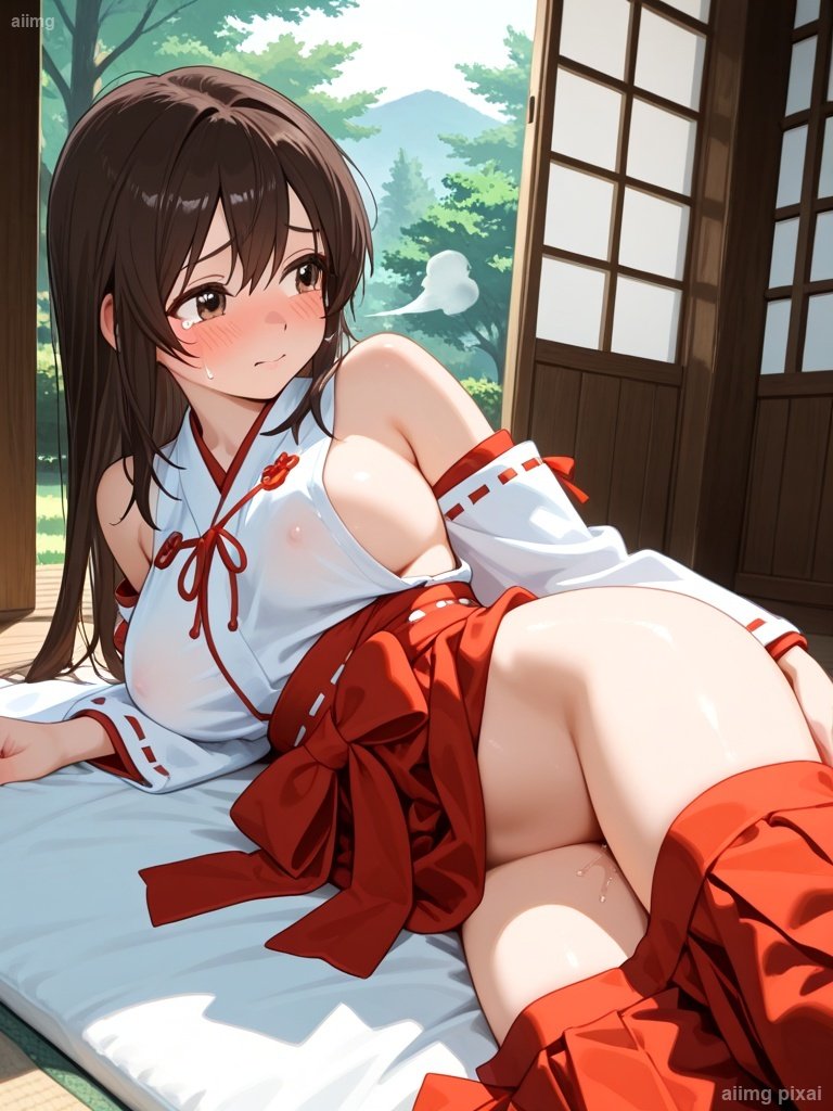シーン 巫女服でエッチをしている女の子：3