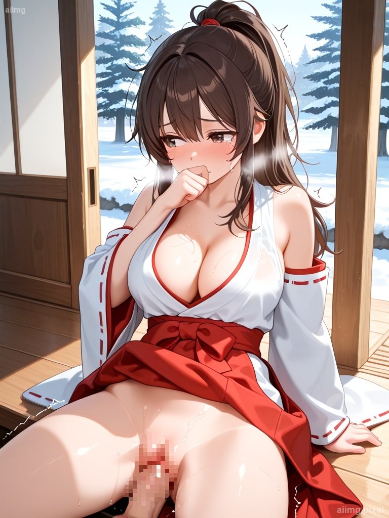 シーン 巫女服でエッチをしている女の子：3