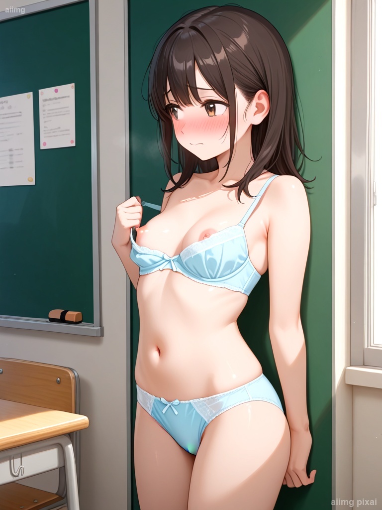 下着姿の女の子：8