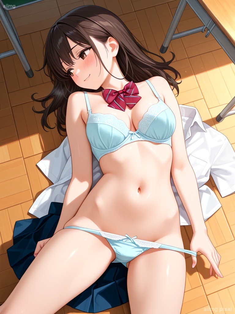 下着姿の女の子：5