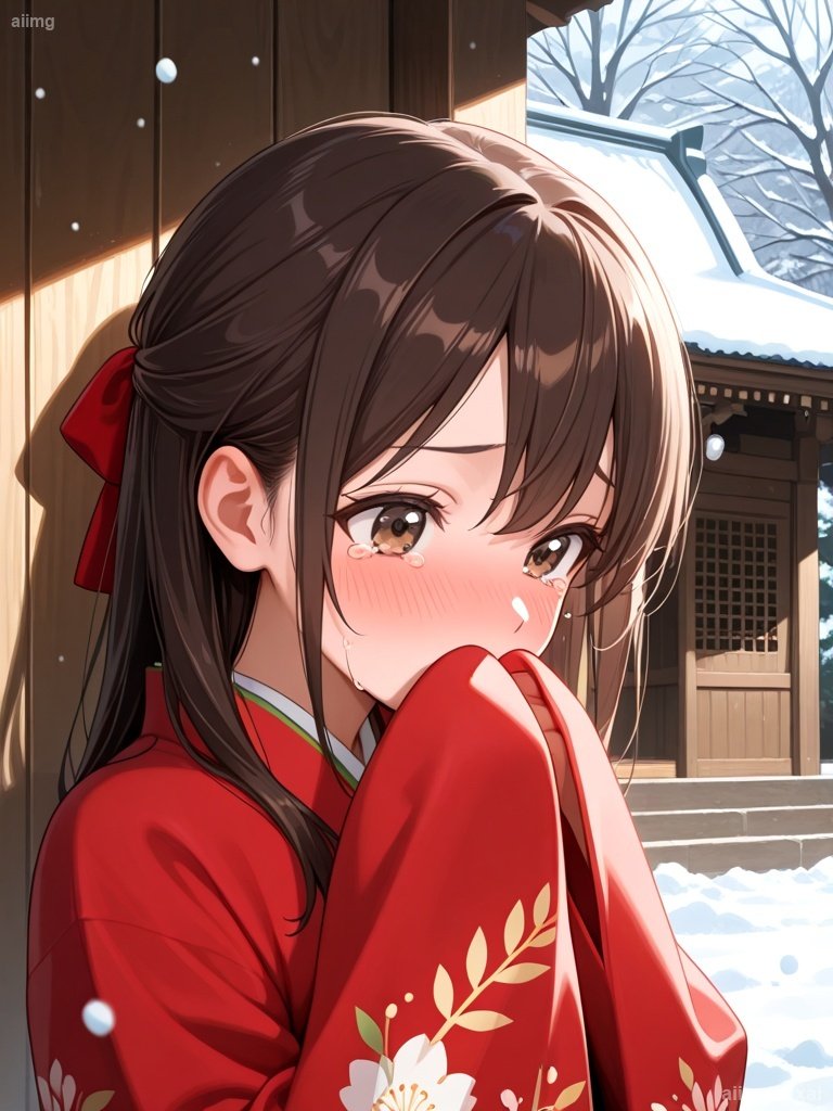 シーン 初詣でエッチをしている女の子：1